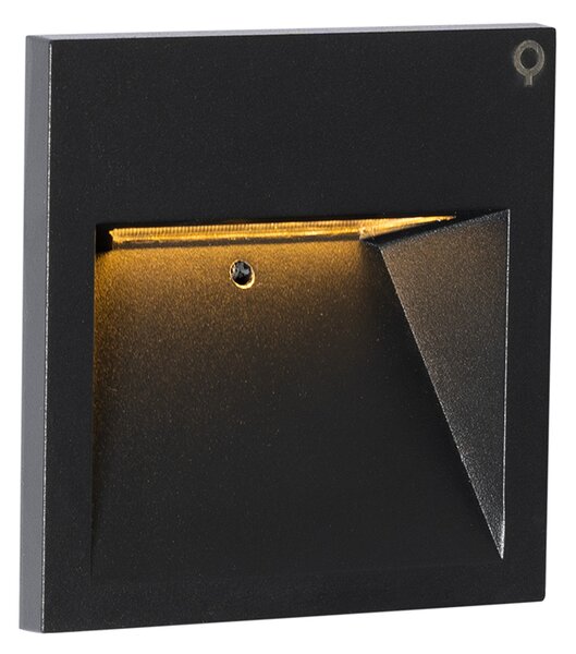 Applique moderna nera con LED - Gem 2