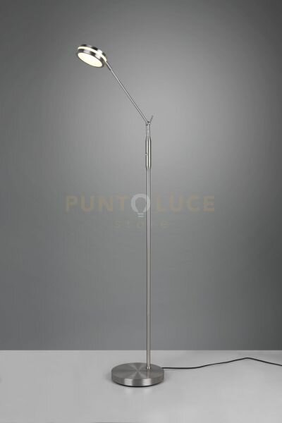 Franklin piantana led 6,5w 650lm, 2700+3200+4000k metallo acciaio t