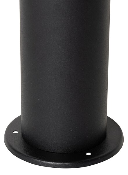 Lampada da esterno a stelo nera con paralume fumé 30 cm IP44 - Odense