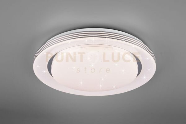 Atria plafoniera led 22,5w 3700lm, 3000 - 6000k con telecomando mul