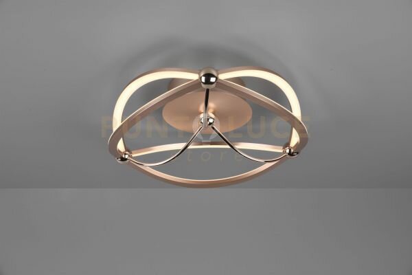Charivari plafoniera led 20w · 1x 2500lm, 3000k ottone satinato ell