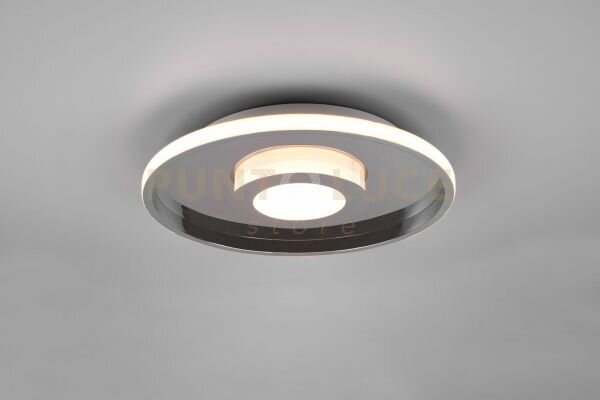 Ascari h2o plafoniera led 35w 4100lm, 3000k cromo con dimmerazione 
