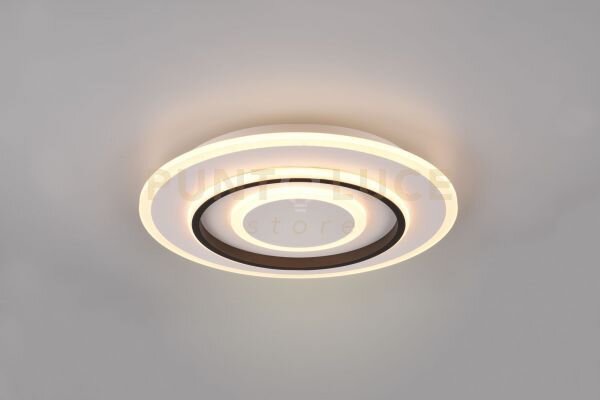 Jora plafoniera led 46w 5400lm, 2700 - 6000k rotonda con telecoman