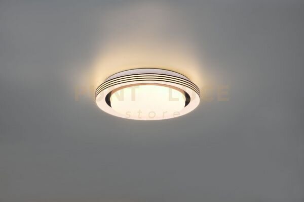 Atria plafoniera led 10,5w 1080lm, 3000 - 6000k bordo nero con tele