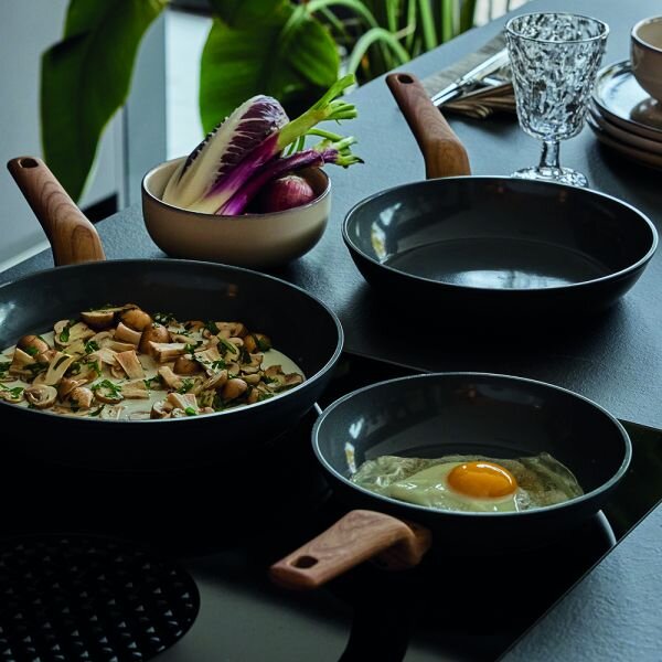 Tognana Batteria Pentole Induzione 8 Pezzi Antiaderenti in Alluminio colore Grigio - T-Care My Cooking