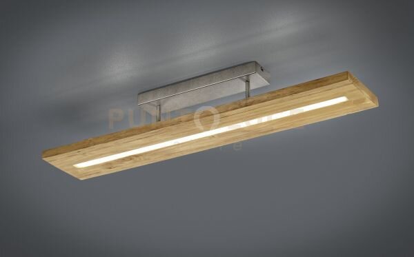 Brad plafoniera led legno con regolazione intensita' con interrutto