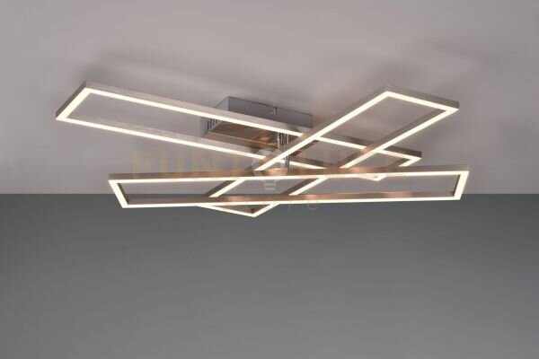 Corso plafoniera led 36w 4600lm, 2700 - 6000k 3 rettangoli metallo 