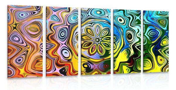 Quadri 5 pezzi – Arte colorata creativa