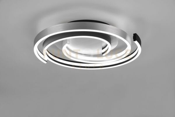 Caya plafoniera led 58w 6800lm, 2300+3000+4000k spirale metallo all