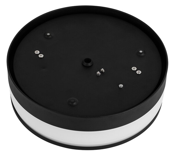 Plafoniera da esterno moderna nera 28 cm IP44 - Flavi