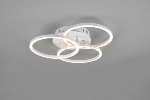 Circle plafoniera led 27w 3200lm, 2700 - 6000k bianca 3 cerchi or