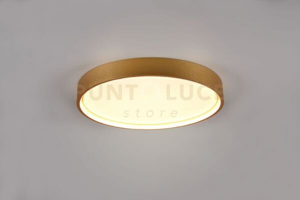 Doha plafoniera led 29w 3260lm, 2300+3000+4000k con bordo metallo o