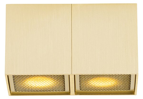 Faretto da soffitto di design oro 2 luci - Qubo Honey