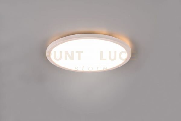 Aureo plafoniera led 18w 2200lm, 3000 - 6500k bordo bianco con tel