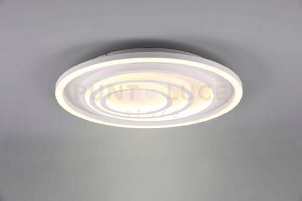 Kagawa plafoniera led 40w 5000lm, 2700 - 6000k bianca tonda cerchi 