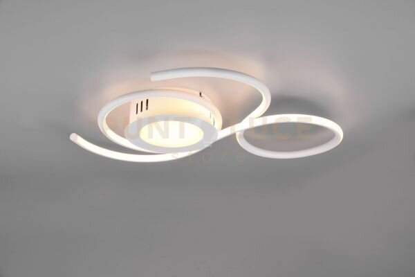 Jive plafoniera led 36w 4.300 lm, 2.700 - 6.000 k bianca con teleco