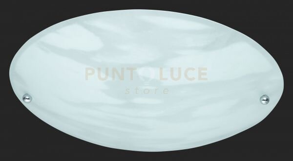 Lana plafoniera vetro decorato alabastro d.25cm 1 luce attacco e27