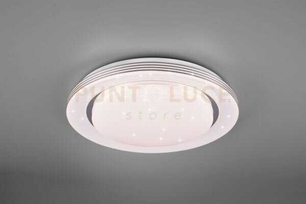 Atria plafoniera led grande con telecomando multifunzione con diffu