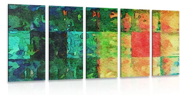 Quadri 5 pezzi – Arte visiva colorata