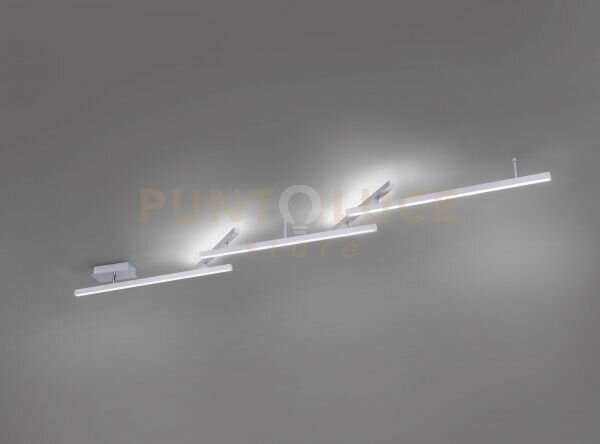 Melby plafoniera led 23w 2200lm, 3000 - 5000k bacchette acciaio sa