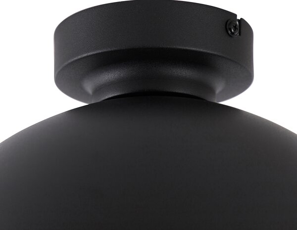 Lampada da soffitto intelligente nera con oro 28 cm con WiFi A60 - Magnax