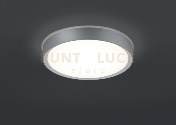 Clarimo plafoniera led 18w · 1x 1850lm, 3000k bagno con bordo allum
