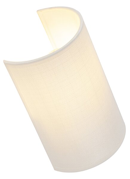 Lampada da parete intelligente bianca con Wifi A60 - Simple Drum Jute