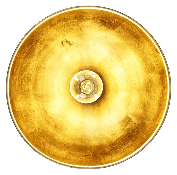 Lampada da soffitto intelligente nera con oro 28 cm con WiFi A60 - Magnax