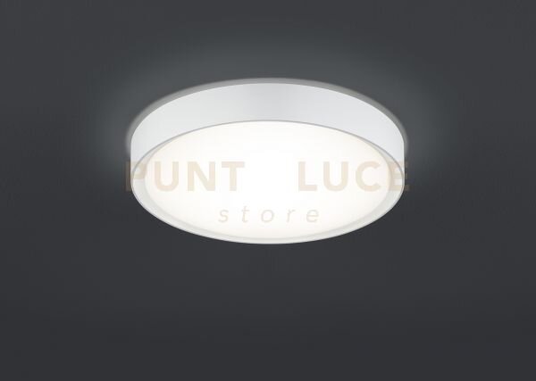 Clarimo plafoniera led b18w · 1x 1850lm, 3000k bagno con bordo bian
