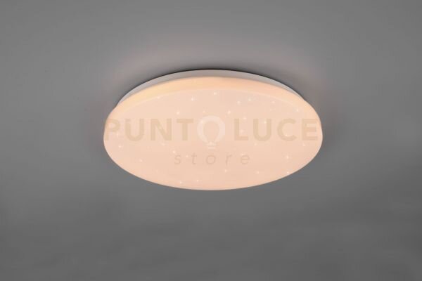 Kira plafoniera led 18w 2000lm, 3000 - 6000k diffusore bianco effe