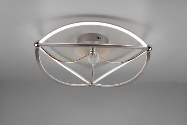 Charivari plafoniera led 42w · 1x 5600lm, 3000k acciaio satinato e