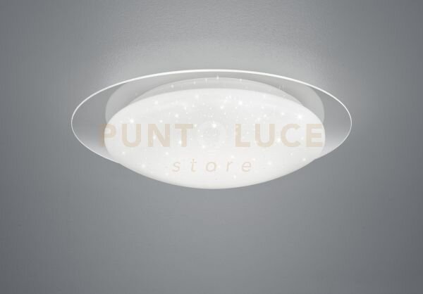 Frodo plafoniera led 18w 1900lm 3000-5500k diffusore bianco effetto