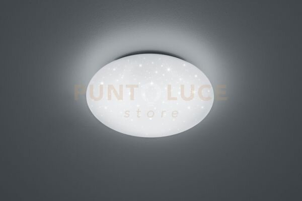 Paolo h2o plafoniera led 15w 1500lm, 4000k diffusore stellato ip44 