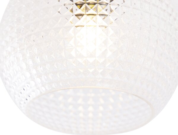 Lampada da soffitto Art Déco intelligente in ottone con Wi-Fi A60 - Sphere