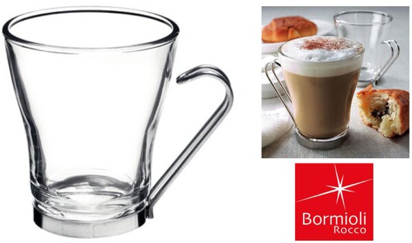 Bormioli Rocco Bicchiere Oslo Cappuccino confezione 3 pezzi cl 22 Bormioli - 022278