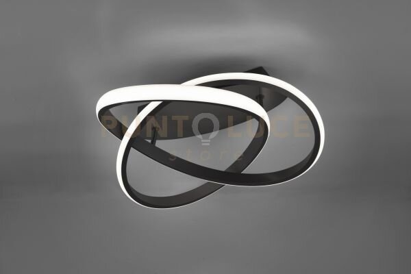Course plafoniera led 18w · 1x 2400lm, 3000k spirale antracite con 