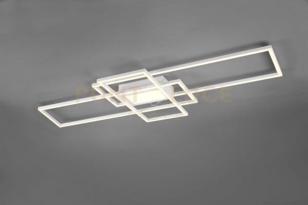 Irvine plafoniera led 60w 7100lm, 3000 - 6500k 3 rettangoli bianca 