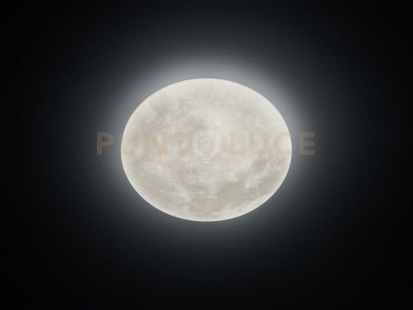Lunar plafoniera led 22w 2460lm, 3000k con fasi lunari regolabili c