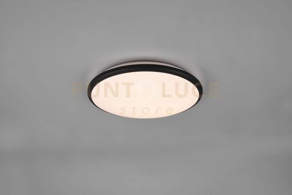 Limbus plafoniera led 20,5w 2300lm, 3000k bordo nero con dimmerazio