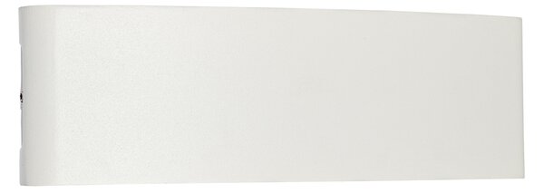 Lampada da parete per esterni bianca con LED 10 luci IP54 - Silly