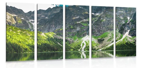 Quadri 5 pezzi – Morskie Oko nei Tatra
