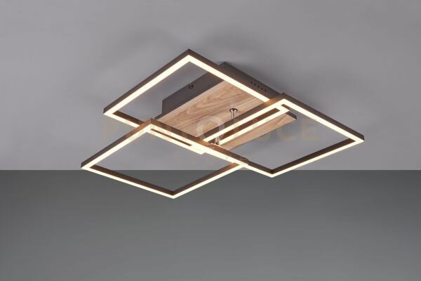 Mobile plafoniera led 27w 3200lm, 2700 - 6000k con 3 quadrati metal
