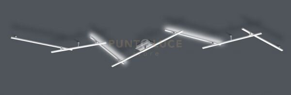 Indira plafoniera-applique led 28w 3500lm, 3000k anche retro-illumi