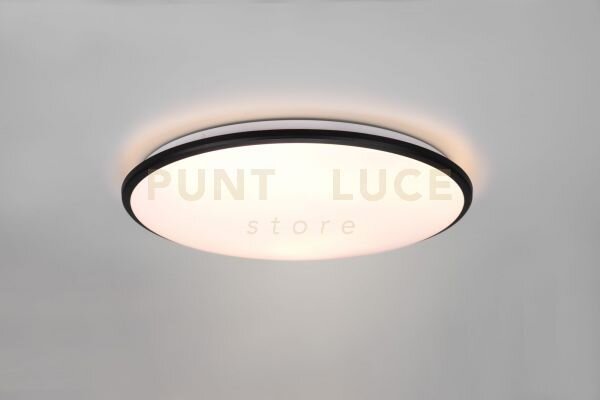 Limbus plafoniera led 34w 4100lm, 3000k bordo nero con dimmerazione