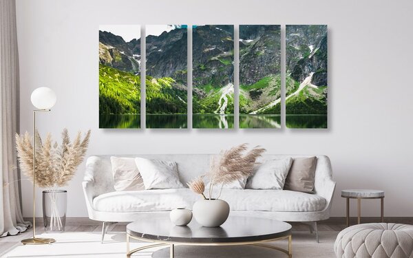 Quadri 5 pezzi – Morskie Oko nei Tatra