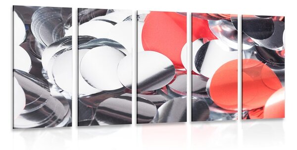 Quadri 5 pezzi – Coriandoli allegri