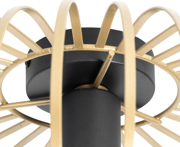 Lampada da soffitto intelligente oro 39 cm incl. Wifi G95 - Johanna