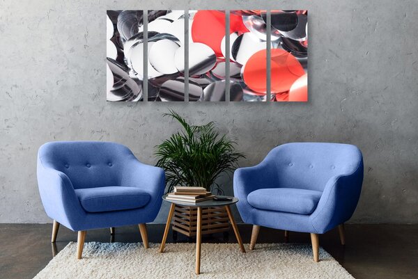 Quadri 5 pezzi – Coriandoli allegri