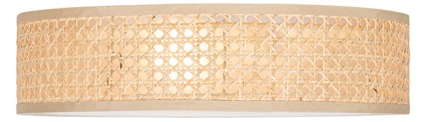 Lampadario orientale in rattan 40 cm 3 luci - Tromma