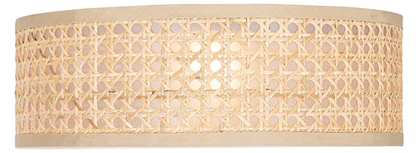 Lampada da soffitto orientale in rattan 30 cm - Tromma